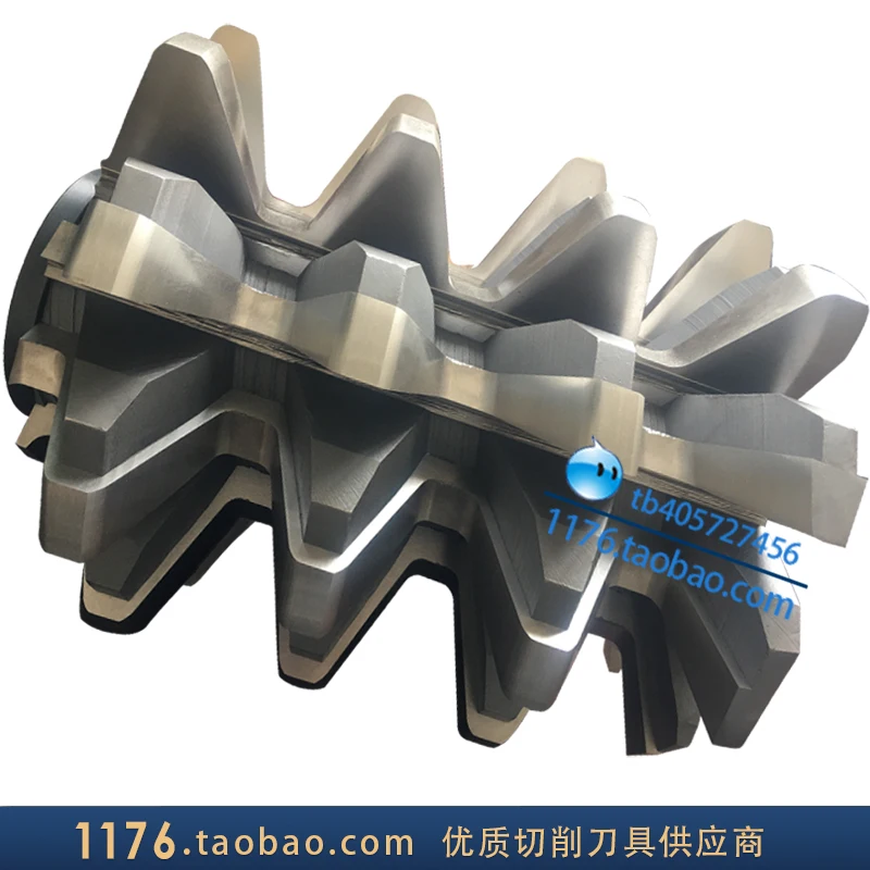 Gear hobbing cutters with embedded blades M8 M9 M10 M11 M12 M14 M16-- M40 high-speed steel