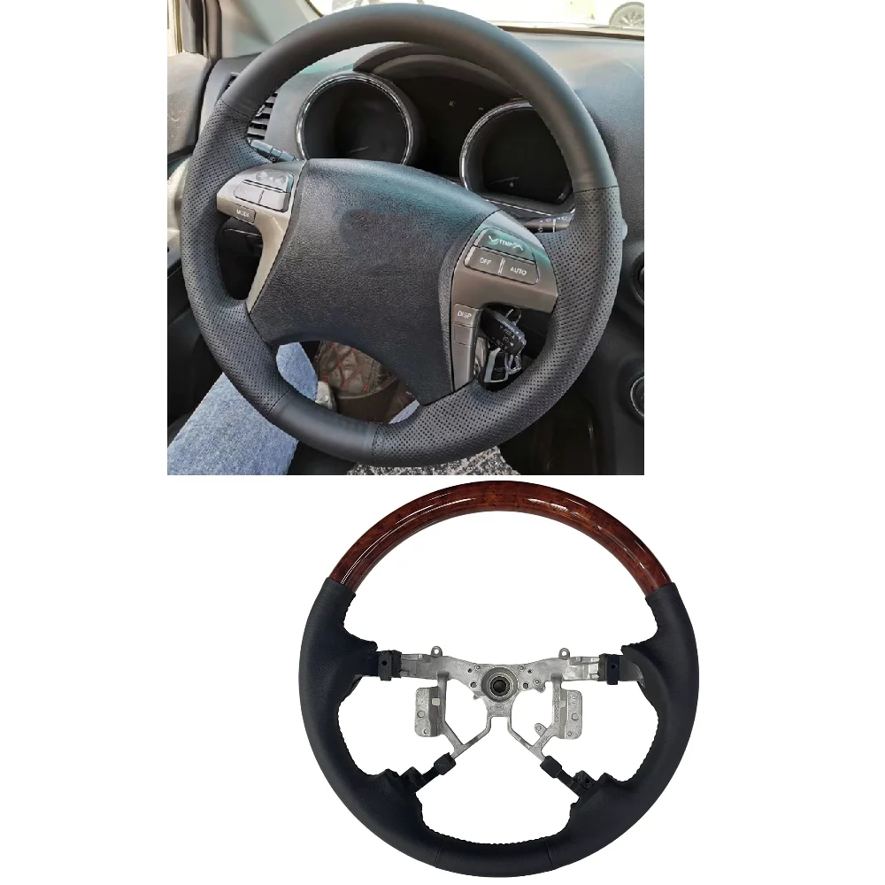 Auto Steering Wheels Fit For Camry 2006 2007 2008 20009 2010 2011 Steering Wheels Wood Color