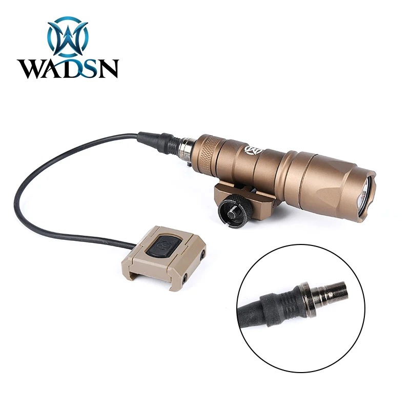 Imagem -05 - Wadsn M300 M600 Pressão Interruptor Remoto Lanterna Modbutton Lite Caber Mlok Keymod Picatinny Trilho Laser Interruptor Dbal a2 Peq15 Ngal