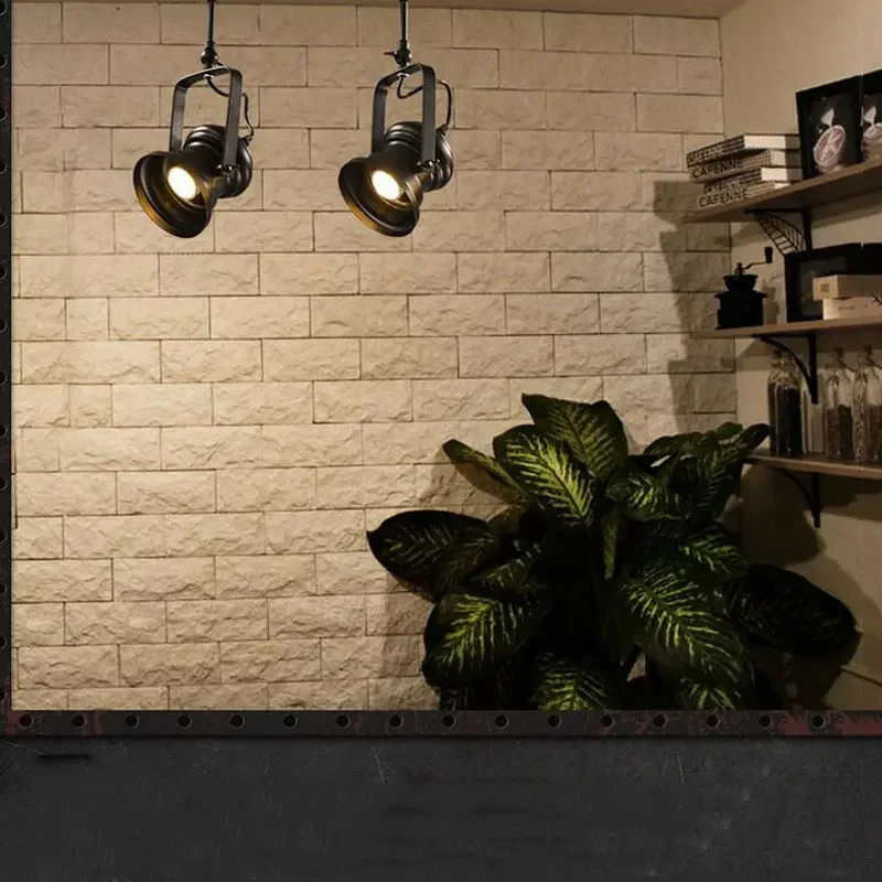 Loft Retro Pendant Lamp Dome Light Dining Room Pub Cafe Restaurant Aisle Droplight Store Stage lampara techo Chandelier