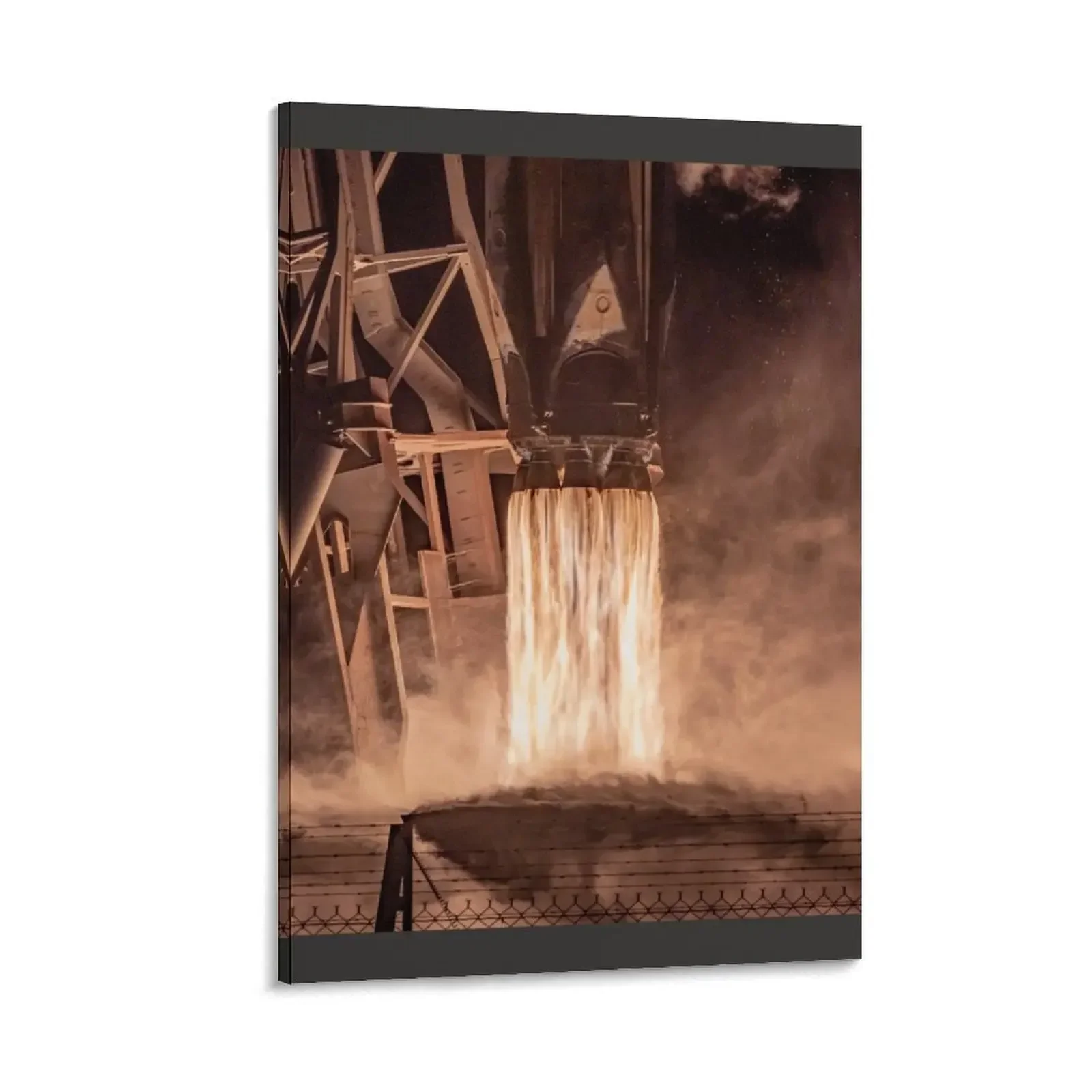 

SpaceX Falcon 9 Engine Shot Canvas Painting decorative wall canvases luxury home decor wall decoration home decor interior