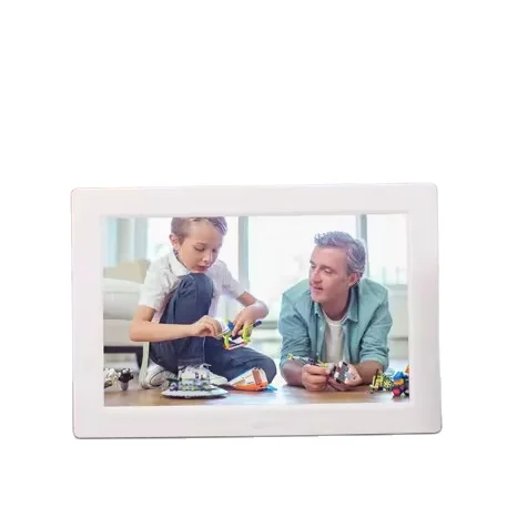 

Wholesale 15.4 Inch Lar Digital Photo Frame China Market Tool Newest Design Featuring Clock Wifi Function Electronic Album