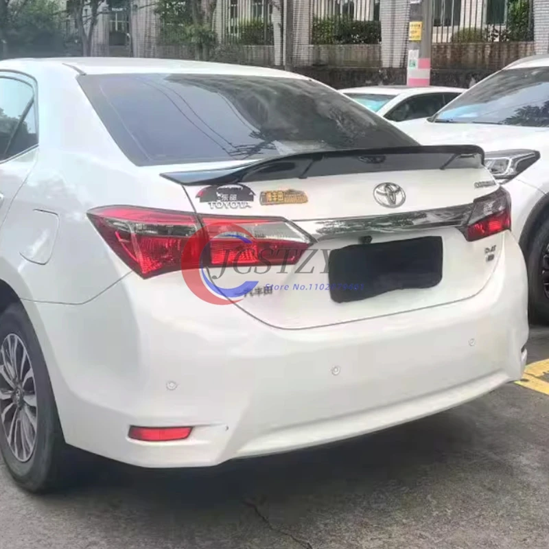 Für Toyota Corolla 2014-2018 ABS R-Stil Heckflügel Spoiler Sportlicher Kofferraumspoiler Corolla 2014 2015 2016 2018
