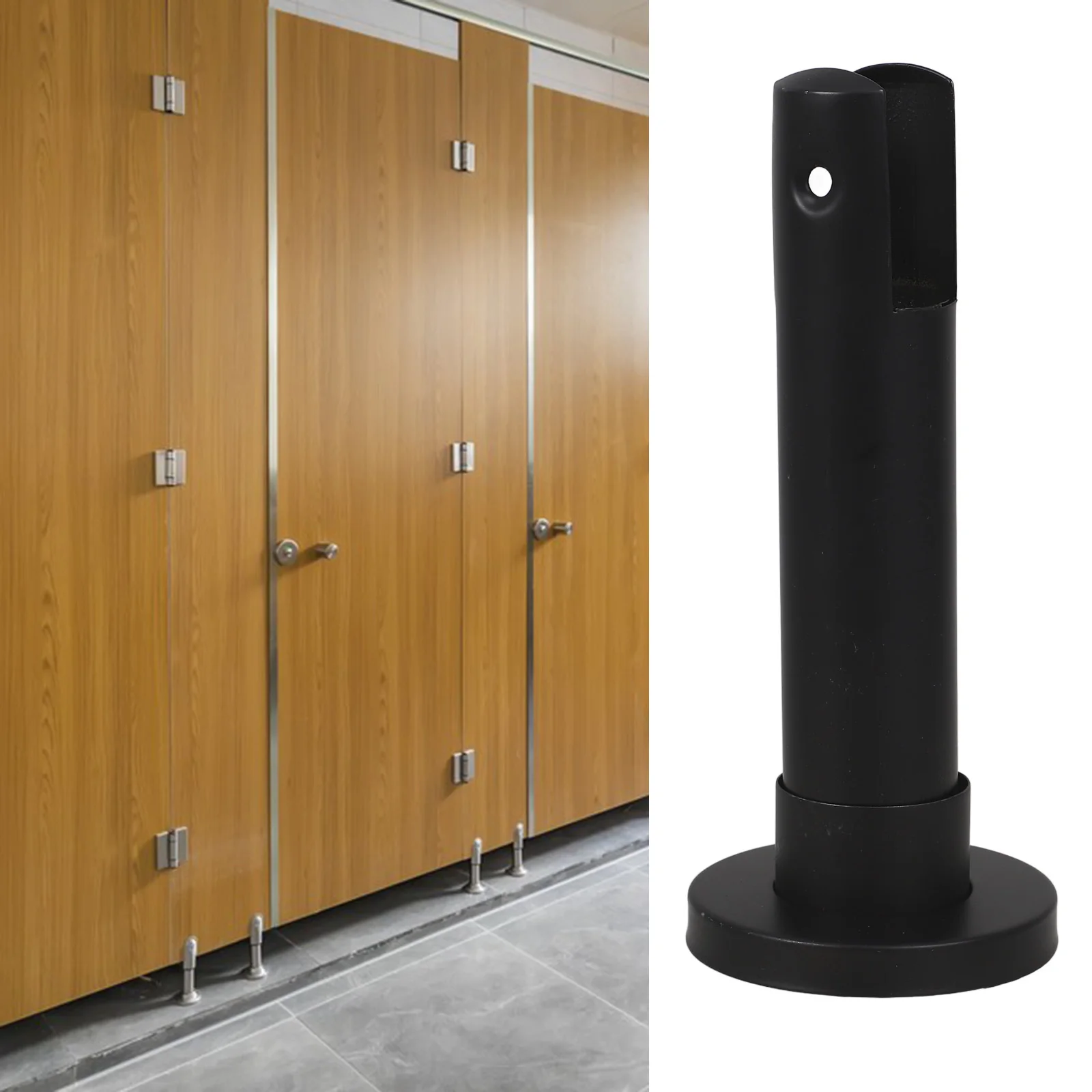 

Robust Adjustable Support Foot for Toilet Partitions Stainless Steel Bracket Bathroom Stall Hardware Accessory