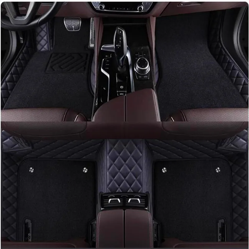 

Custom special car floor mats for Toyota BZ4X 2025-2022 High quality Rugs waterproof double layers carpets for BZ4X 2023