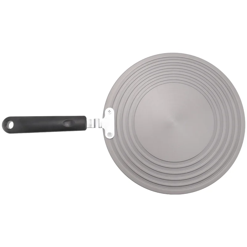 A95G Dyfuzor ciepła do kuchenek gazowych i płyt szklanych, aluminiowa tacka do rozmrażania, szybka płyta do rozgrzewania mrożonego mięsa, (24 cm)