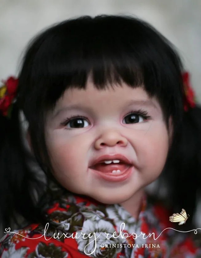 28inch Huge Size Reborn Toddler Doll Kit Realistic Baby Doll Finished Painted Doll Parts for Girls Bebe