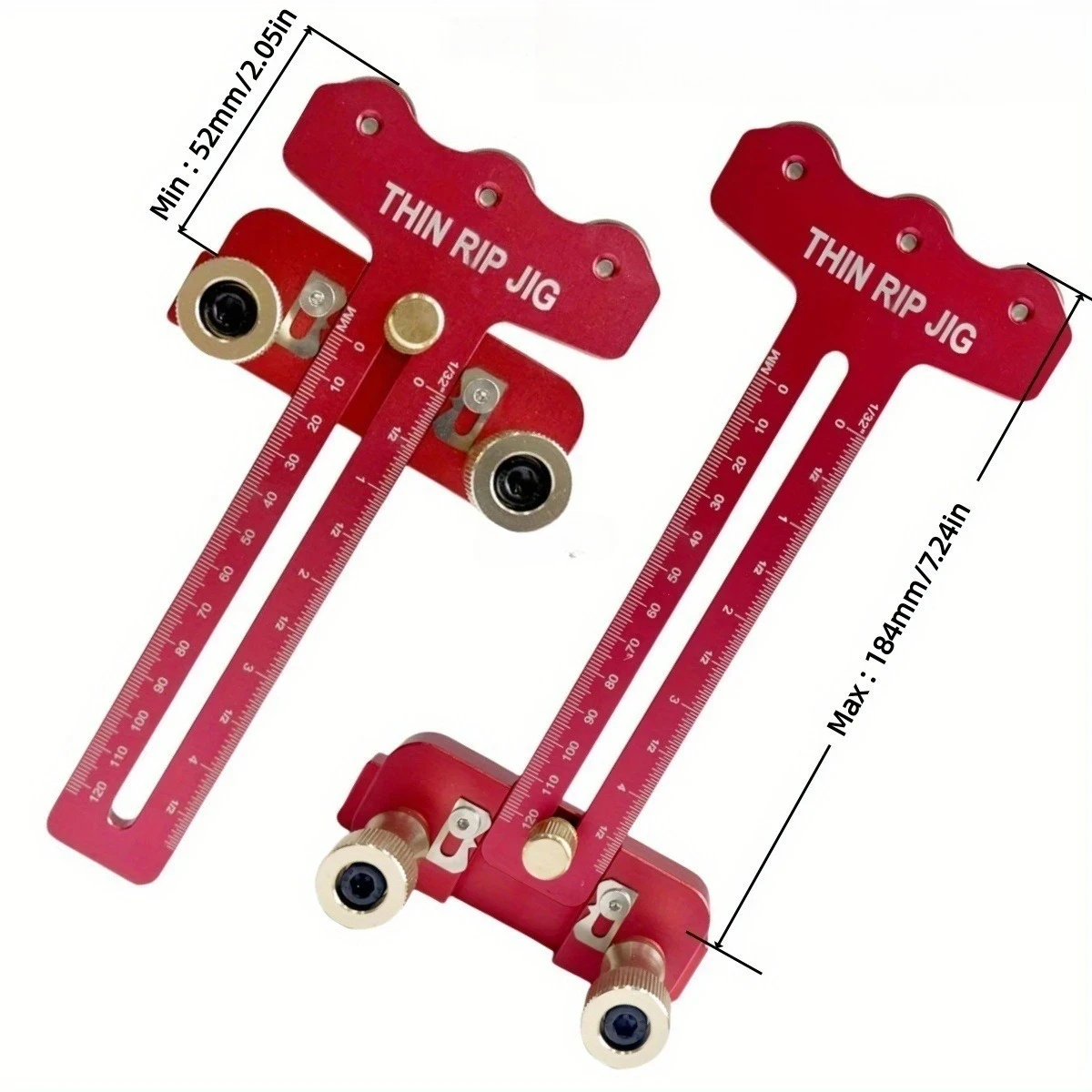 Woodworking Thin Split Table Saw Fixture Smooth 3 Pulley Guide Locator Aluminum Carpenter limit Precise Cutting Auxiliary Tools