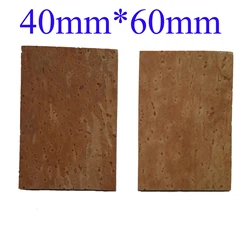 (20 Pieces/Lot) 40mm*60mm Saxophone Natural Cork Sheet 1.4mm 1.5mm to 2.0mm