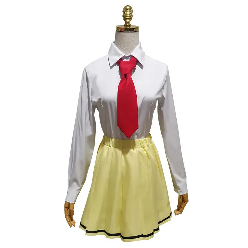 Novo ❤ 2025 anime watamote tomoko kuroki cosplay traje feminino meninas linda saia amarela jk uniforme roupas halloween carniv ☆ ☆ ☆