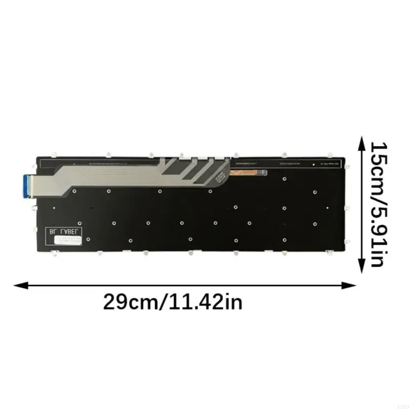 Engenharia plástico sem teclado retroiluminado para G3 15 3579 3779 15 5587 G7 15 7588 Laptops 45bd