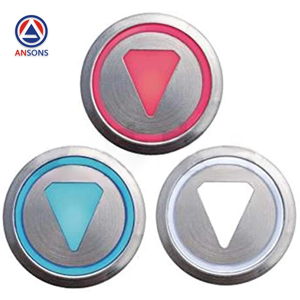 

KDS300 (KDS50) 1pc KONE Elevator Push Button Switch Round Stainless Steel Buttons Ansons Elevator Spare Parts