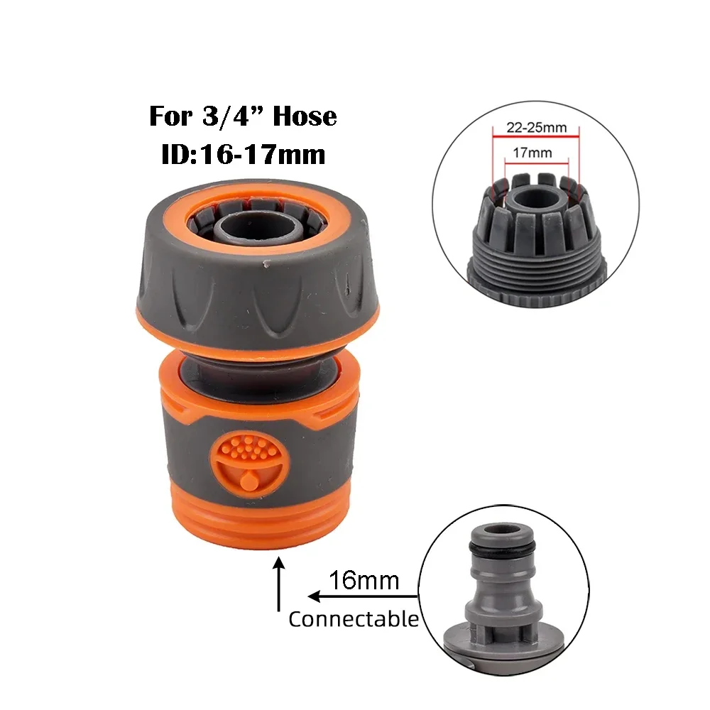 1 Stück 1/2" 3/4" 1" Gartenschlauch-Schnellanschlussadapter -EU-BPS-Gewindeanschlüsse für Wasserhähne, Spritzpistolen und Bewässerungssysteme – Detail 8