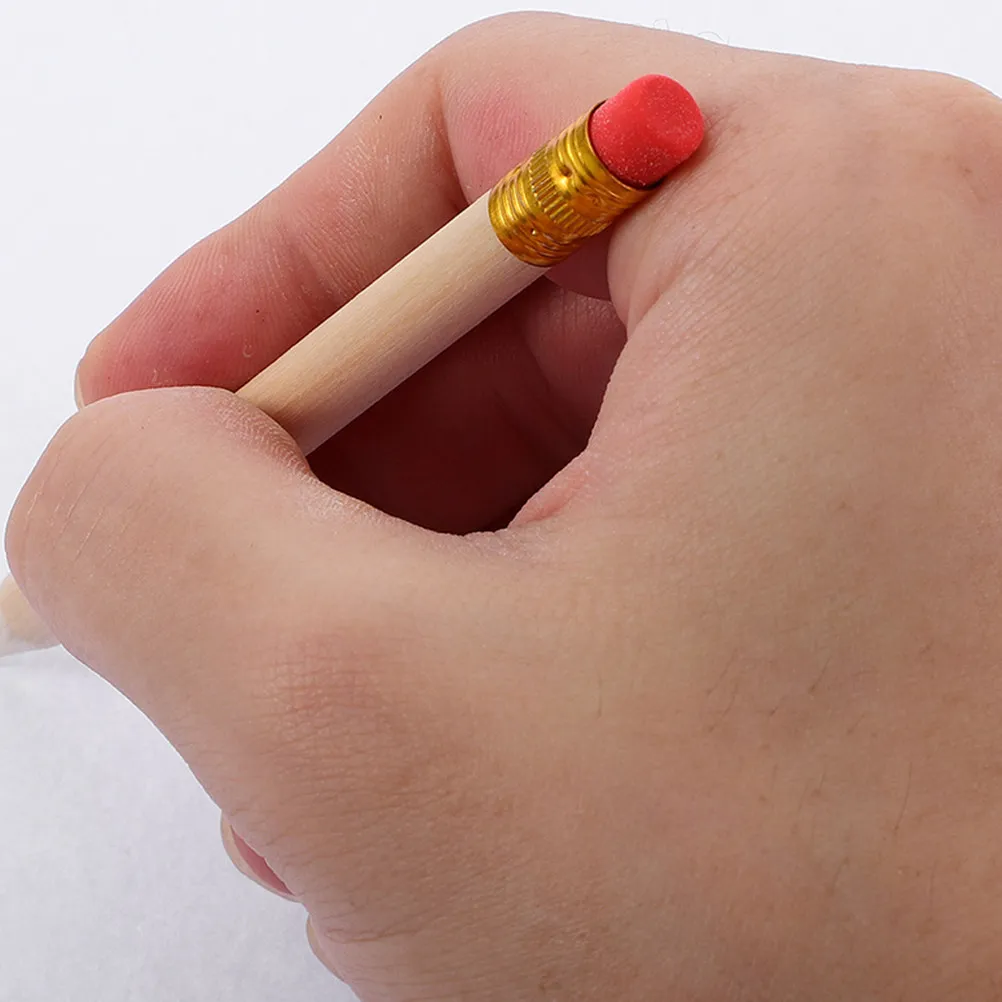 

72 шт. деревянных карандашей для гольфа натурального цвета с ластиками, предварительно заточенные, маленькие портативные карандаши для гольфа и школьных принадлежностей