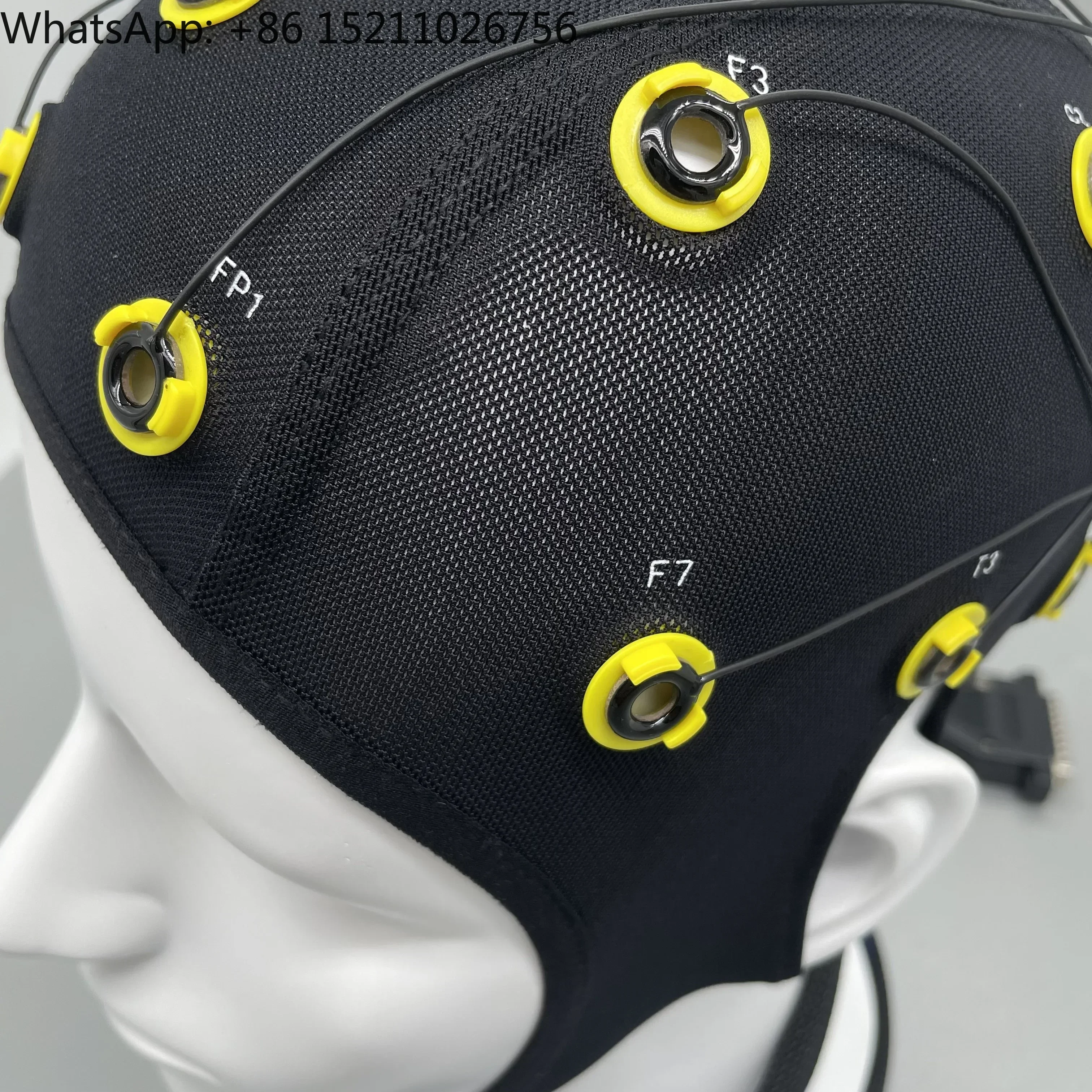 MRI Compatible Neuro-feedback Multi Channels dry eeg cap eeg electrode cap with electrode