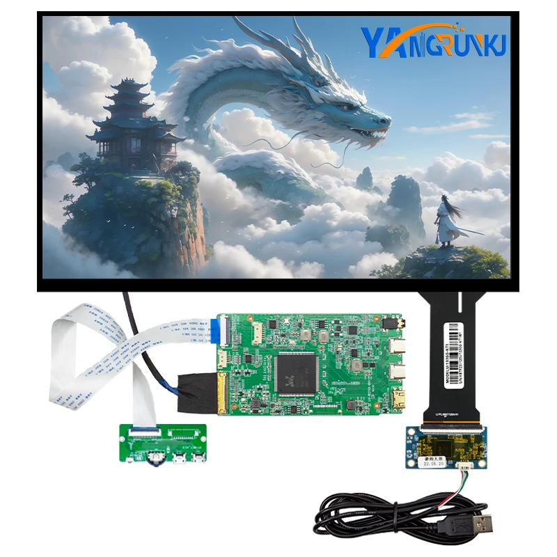 

13.3 Inch BOE NE133QUM N43 4K UHD 40Pins Touch LCD with HDMI Driver Board for Laptop Portable Monitor