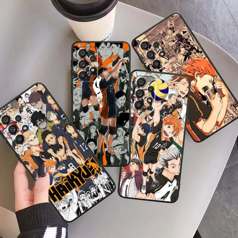 

Haikyu Cool Popular Comic For Samsung A73 A72 A71 A55 A54 A53 A52 A51 A13 A22 A16 A15 A05s A14 A05 A06 5G Black Phone Case