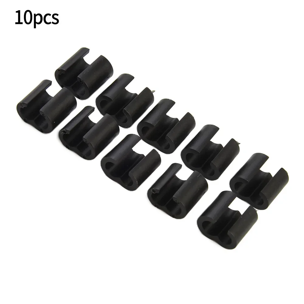 10pcs Disc Brake Cable Base Clips Mountain Bike Hydraulic Disc Brake Shift Cable Guide Hose Frame Fixture 4mm Bike Parts