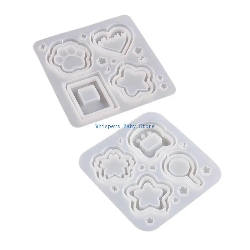 

U90E DIY Эпоксидная плесень Цветочная кошачья кошачья кошачья кошачья кошачья плесень подвеска