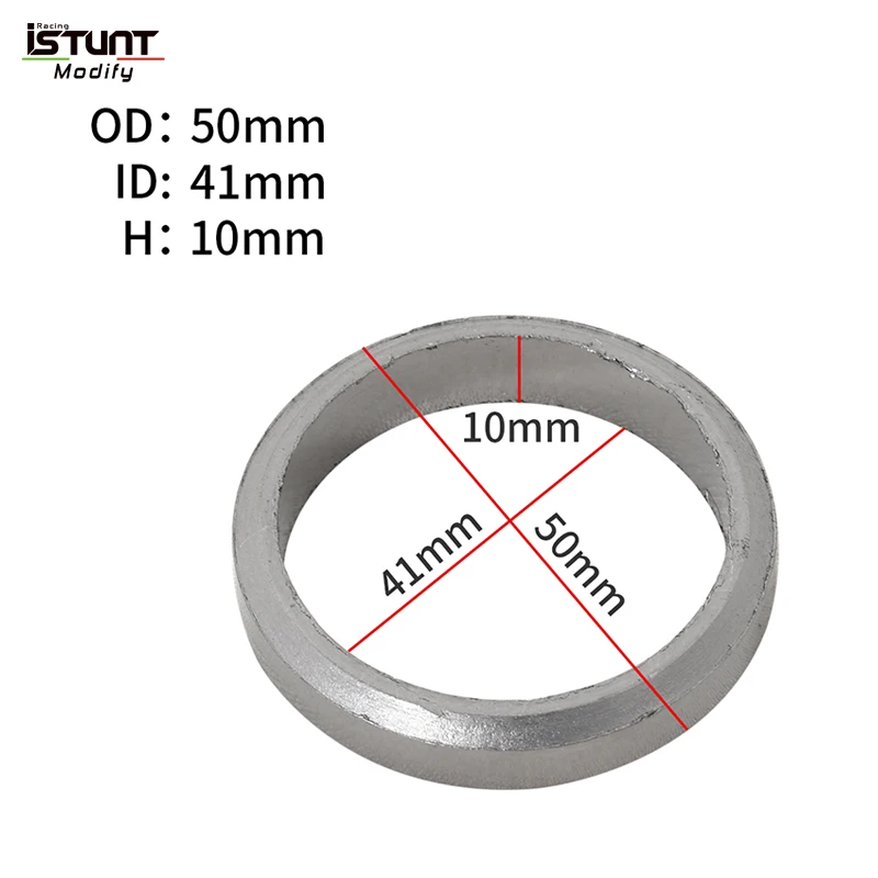 For KTM DUKE 125 250 390 RC390 2017 2018 2019 2020 SVARTPILEN 401 Motorcycle Exhaust Escape System Muffler Link Pipe Gasket - view 6