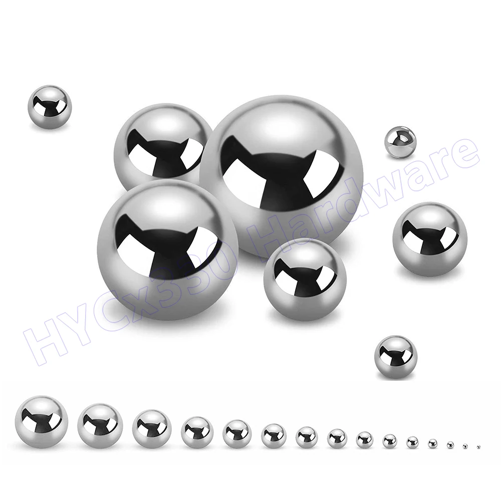 1Pcs Dia 16mm - 76.2mm Steel Balls A2 304 Stainless Solid Precision Bearings Roller Beads 16 17 18 19 20 21 22mm to 76.2mm