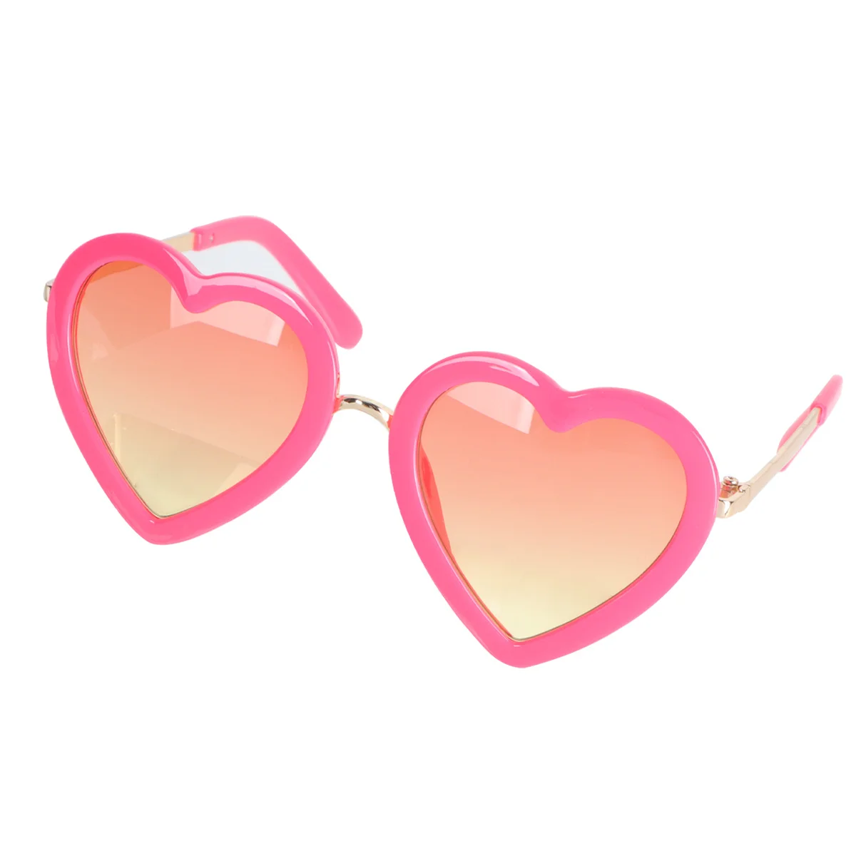 Gafas de sol en forma de corazón, color rojo rosa, ligeras y duraderas, a la moda, para fiesta del Día de San Valentín, disfraz de escenario actuación