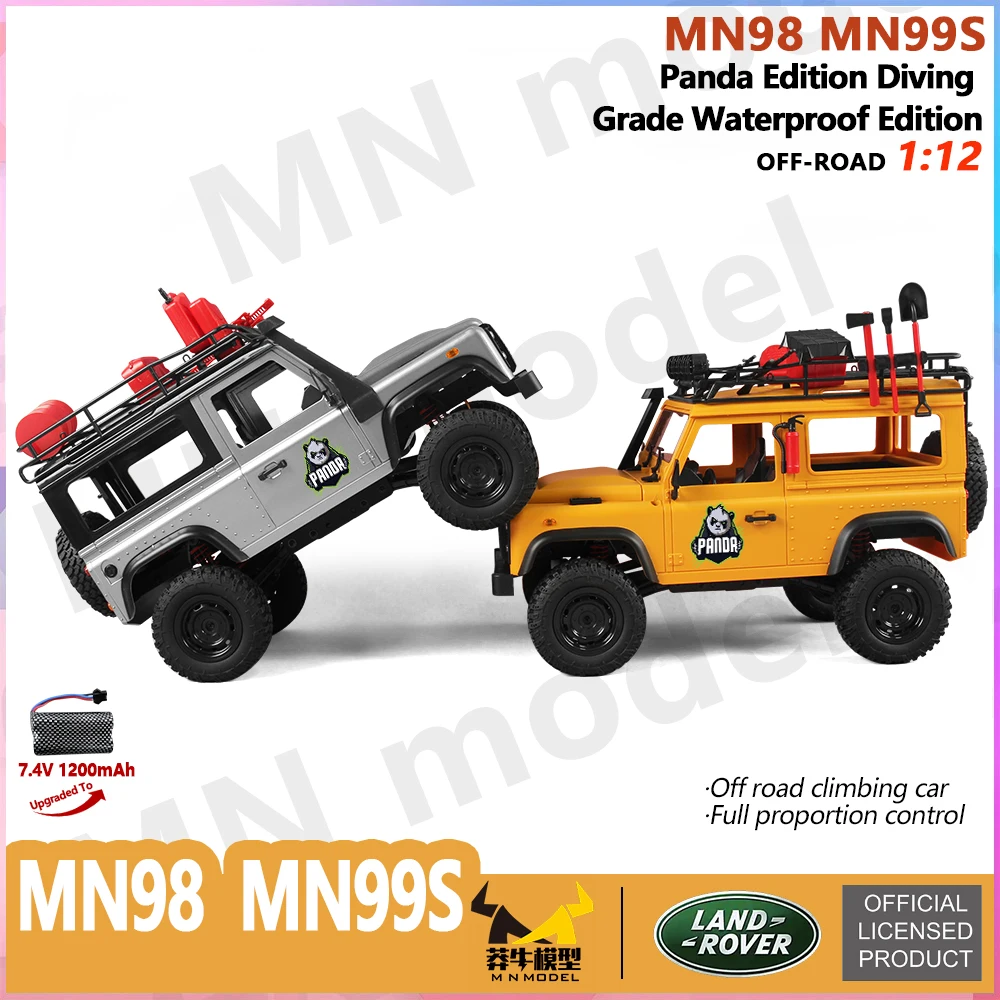 MN99s MN98 1:12 MN نموذج RTR نسخة RC سيارة 2.4G 4WD العربة المتسلقة للصخور المدافع التحكم عن بعد سيارة 1/12 مركبة يتم التحكم بها عن بُعد سيارات اللعب