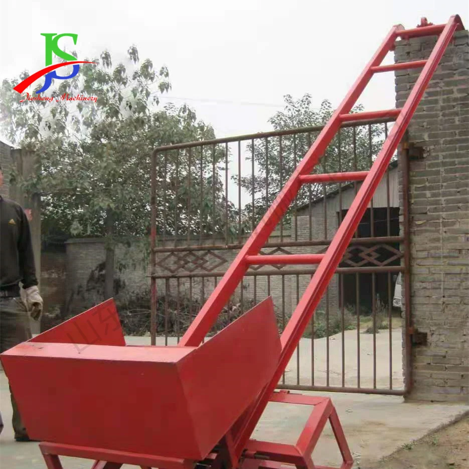 500Kg custom large capacity construction slope lifting cement equipment mobile electric climbing feeder truck
