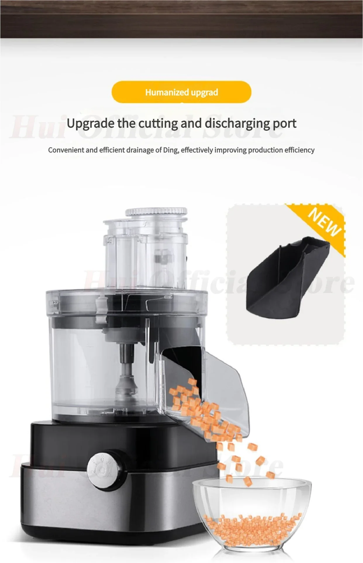 LX EV19 Multi-functional Fruit and Vegetable Dicing Machine 5L Dicing Maker Vegetable Cutter Slicer Dicer Shredder Slicer