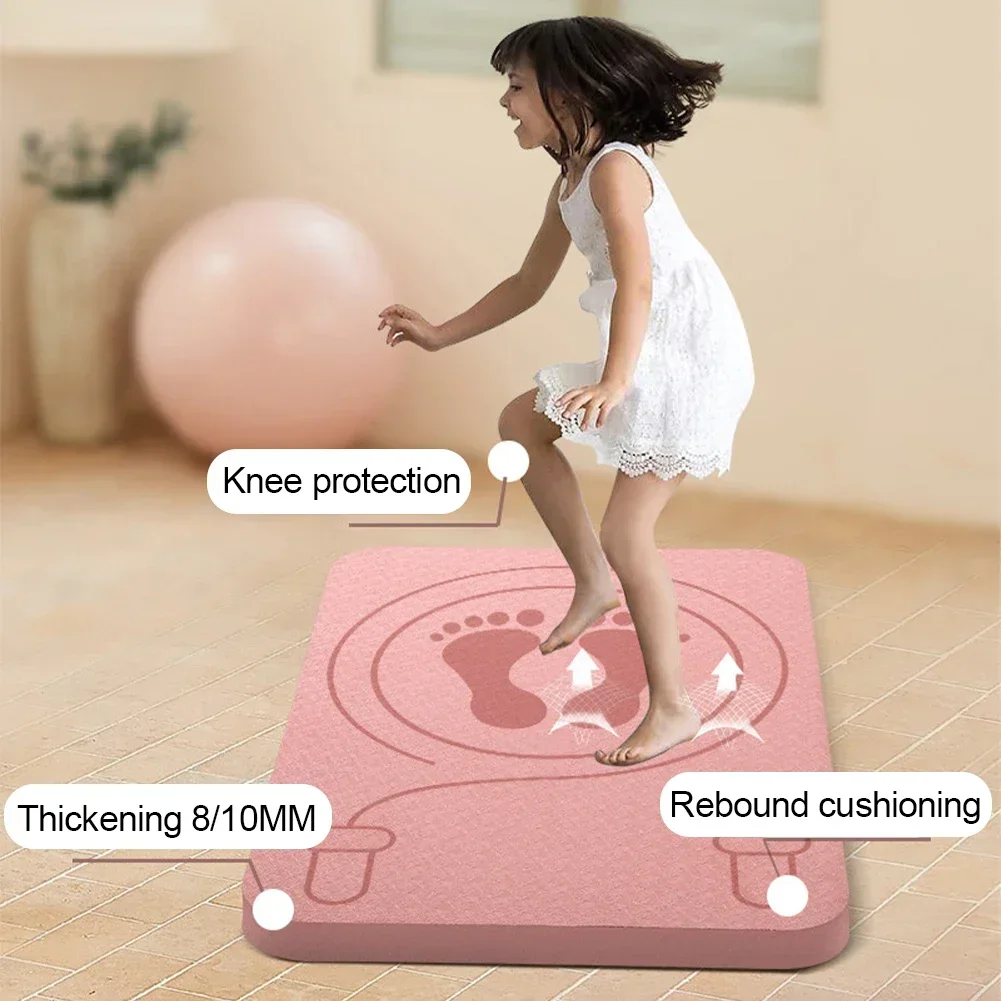 TPE اليوغا حصيرة المهنية امتصاص الصدمات عدم الانزلاق عزل الصوت اللاسلكي الطفر حصيرة الرياضة فقدان الوزن اللياقة البدنية وسادة