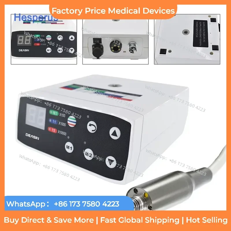 

2026 8000A Electric Motor Compatible 1:1 1:5 Led Fiber Optic Handpieces Brushless Micromotor for Student