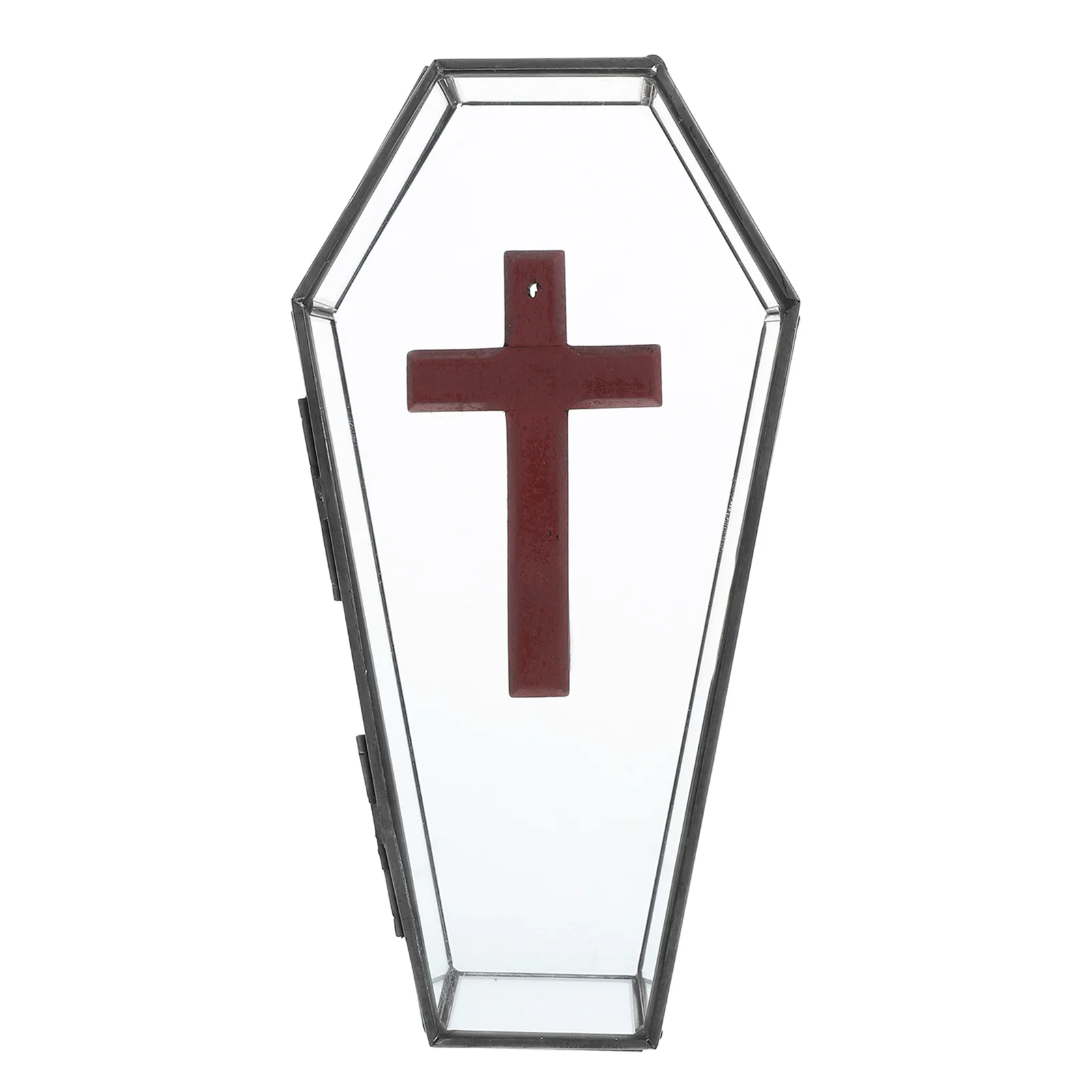 Sieraden Display Box Terrarium Doodskist Make-up Organisator Trinket Goth Accessoires Glazen Dozen voor Decoratief met Deksels Gothic