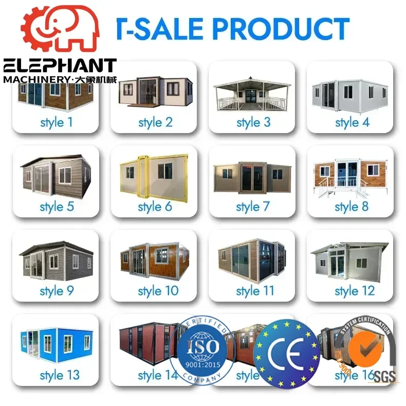 20ft 40ft Expandable Container House with 3 Bedrooms Kitchen Office Building & Living Space-Lightweight & Eco-Friendly