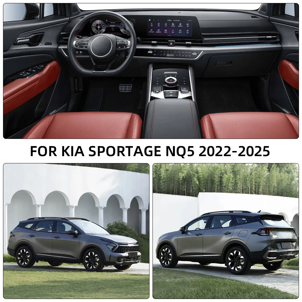 Car Armrest Storage Box Tray for Kia Sportage NQ5 2022 2023 2024 Centre Console Container Holder Organizer Accessories