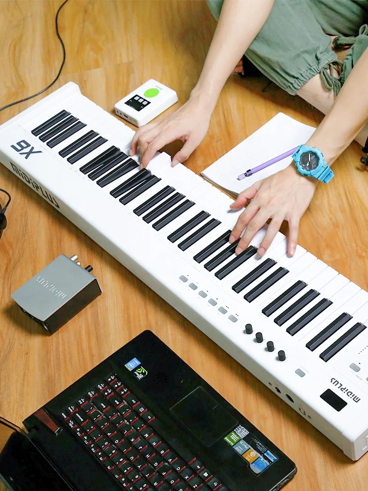 Midiplus X2 / X8 Pro 61 88 Key Electronic Organ Professional Portable Piano Practice Music Arrangement MIDI Keyboard