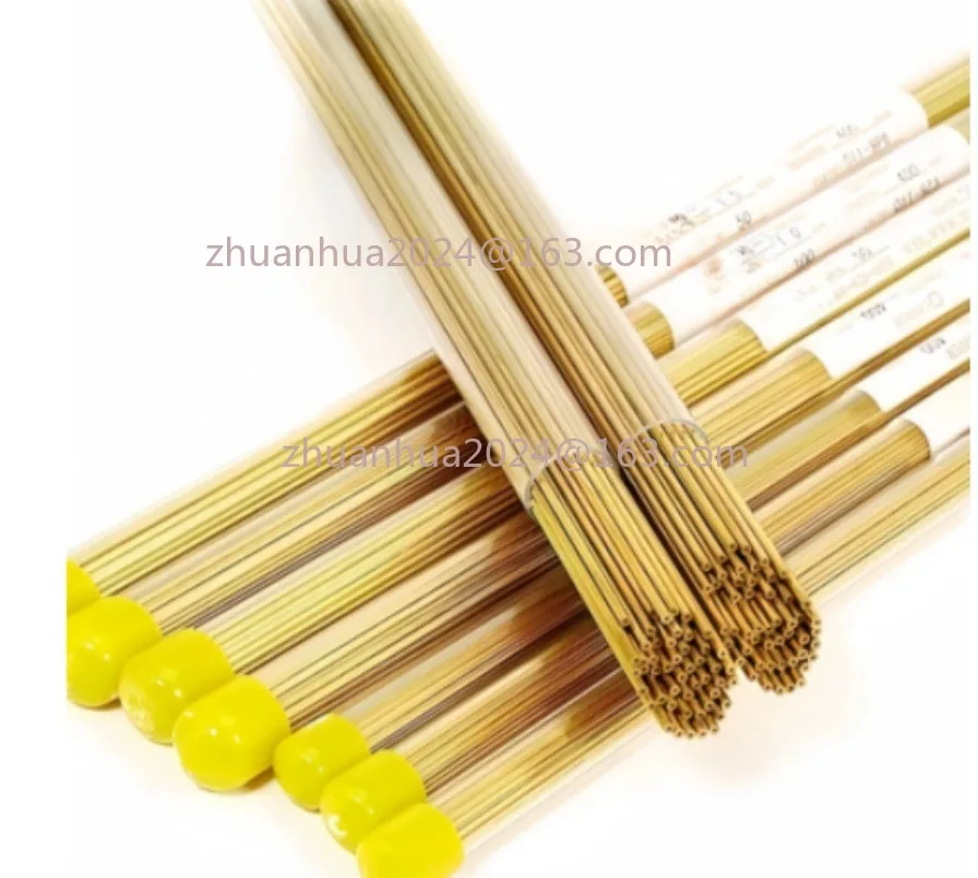 Brass Electrodes,Brass Tube,Electrode Tube,100pcs OD0.3-1.0mm,400L,single Hole,Drill Tube,Drill Pipe  for EDM Drilling Machine