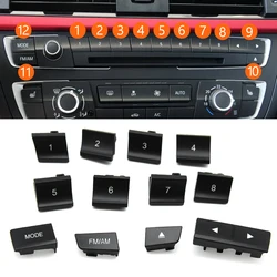 Car Dashboard Radio CD Player Button Digital Switch Control Buttons Cover Trim For BMW M3 M4 F20 F21 F22 F30 F32 F35 F34 F36