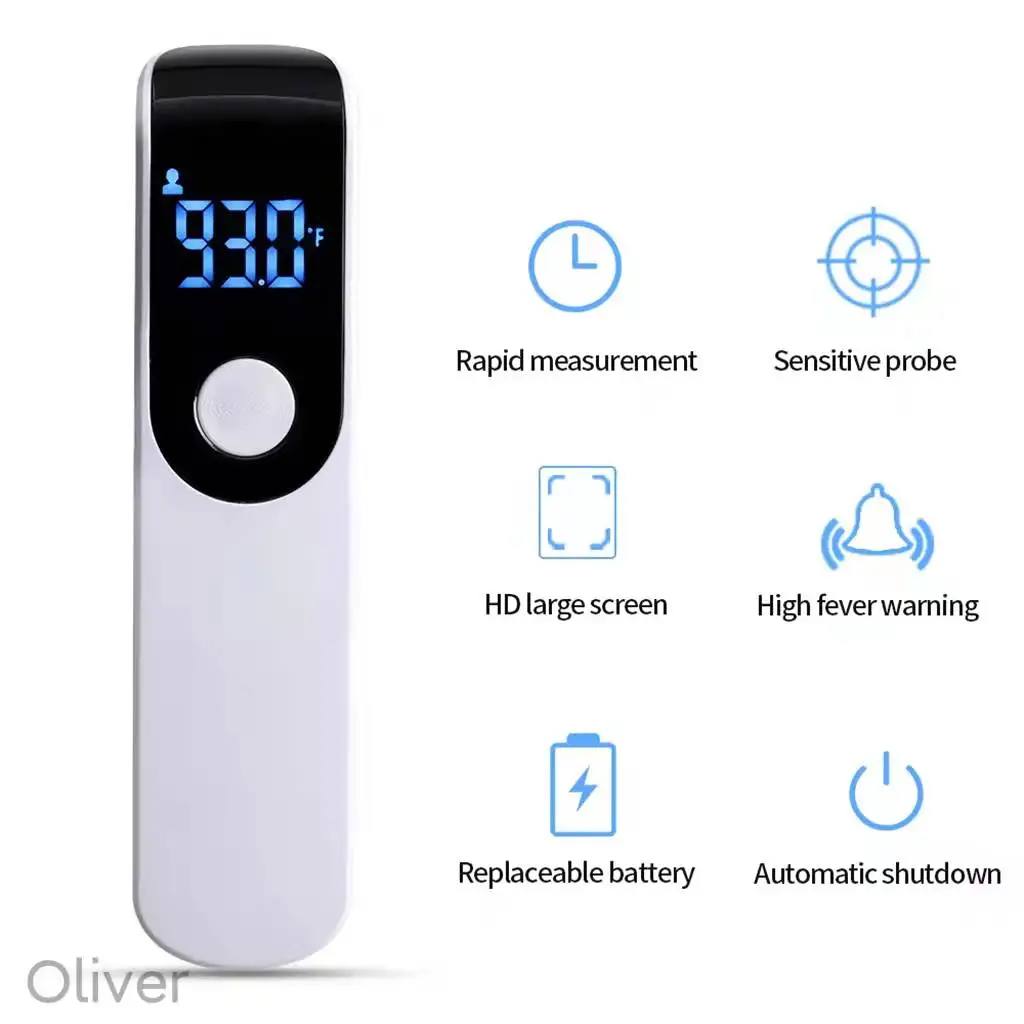 Thuisgebruik Digitale Infrarood Thermometer Voorhoofd Oor Contactloze Thermometer Medische Termometro Lichaamskoorts Baby/Volwassen Temperatuur