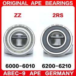 2pcs ABEC-9 bearing 6000 6200 6001 6201 6002 6202 6003 6203 6004 6204 6005 6205 6006 6206 6007 6207 6208 Z ZZ RS 2RS bearings