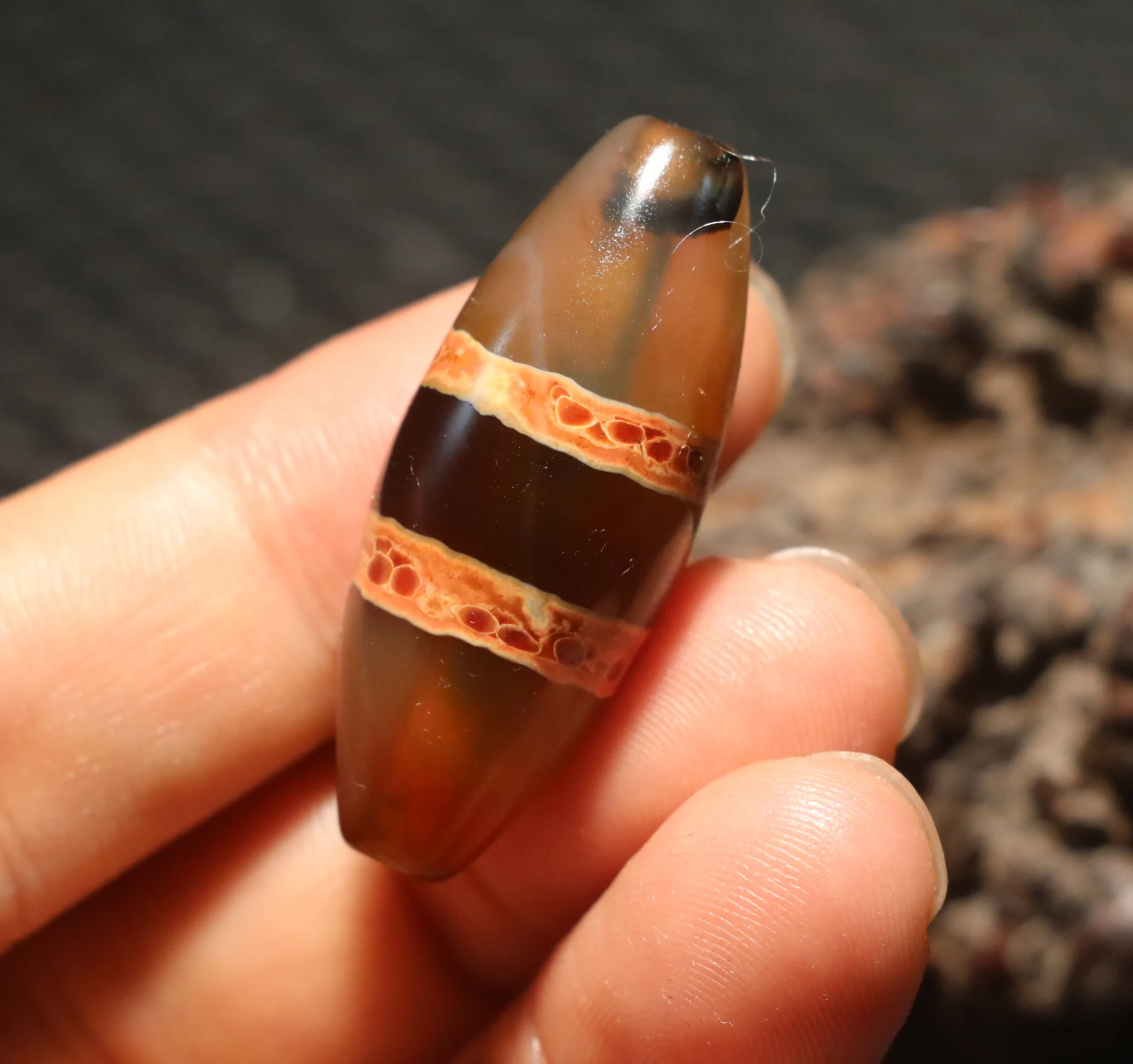 

WREWFV 1005008888600985 Волшебная энергия Тибетский старый агат Линейный тип Исцелятель Медицина Гравированный dZi Подвеска из бисера Драгоценный камень Амулет Ювелирные изделия