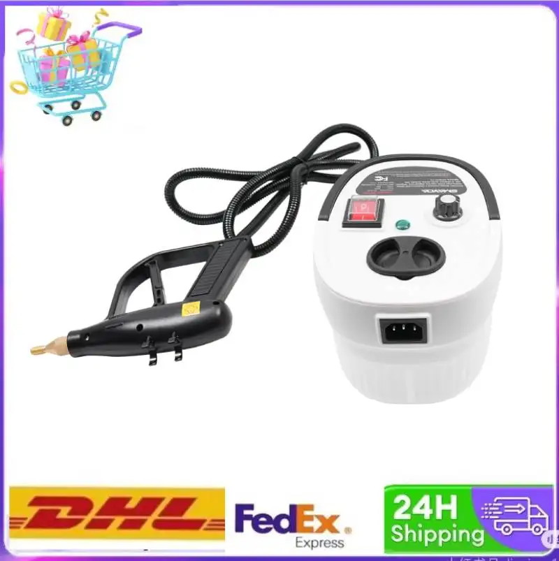 Limpador a vapor de alta temperatura, 2500w, 110v, 1,2l, máquina de limpeza a vapor para casa, ar condicionado, cozinha, capô, carro