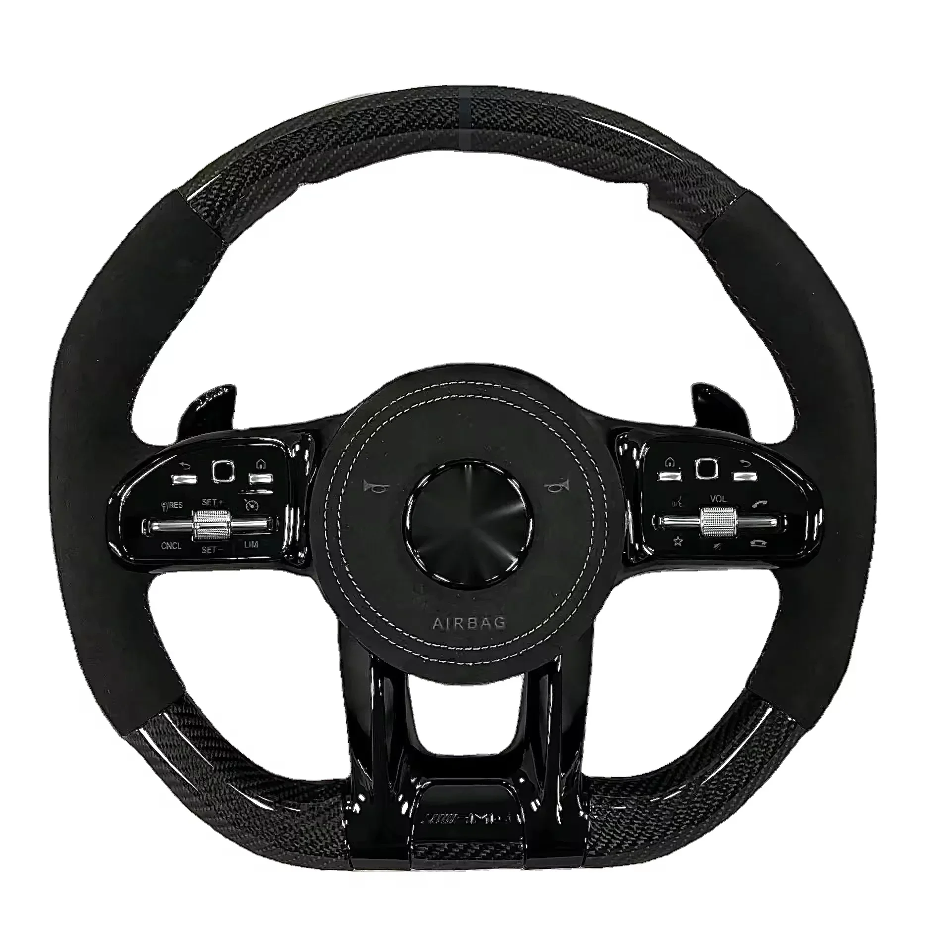 

Customized Carbon Fiber Steering Wheel W204 W205 W211 C118 W177 AMG 809 For Mercedes-Benz Steering Wheel