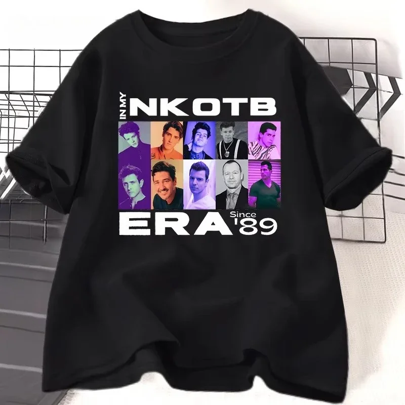 In My New Kids on The Block Era T Shirt Women Men NKOTB Graphic T Shirts Casual Streetwear Music Band T-Shirt Womens Clothing
