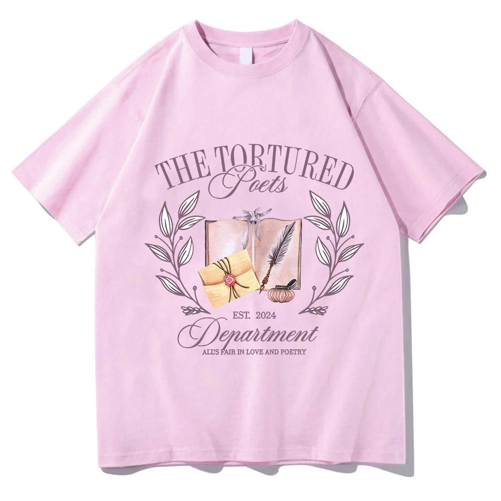 

The Tortured Poets Department T-shirt Casual Cotton for Spring/Summer Tshirt Comic Graphic Printing Tops Graphic t shirts Tops