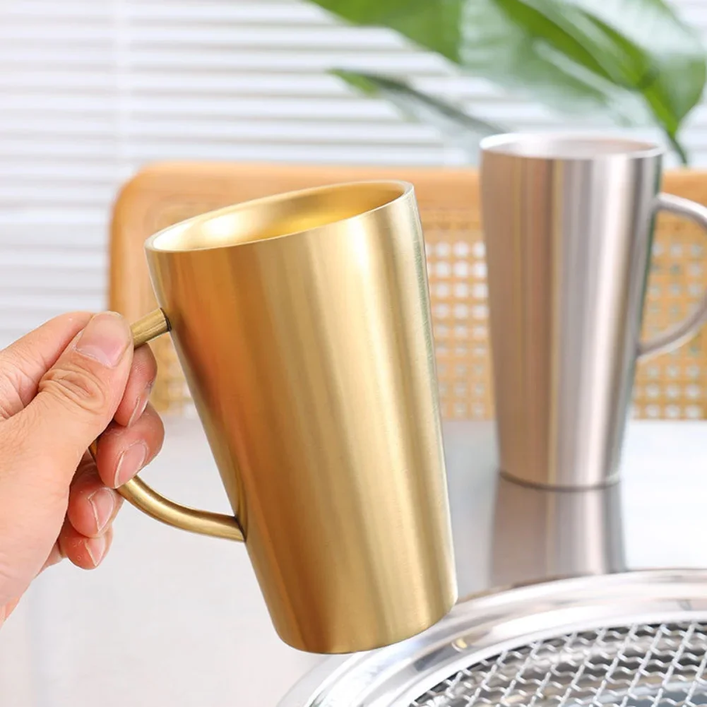 

Кемпинговая кружка 260/300/350/450/550 мл, 1 шт., из нержавеющей стали 304, двухслойная, наклонная, с ручкой, для активного отдыха, запасная часть