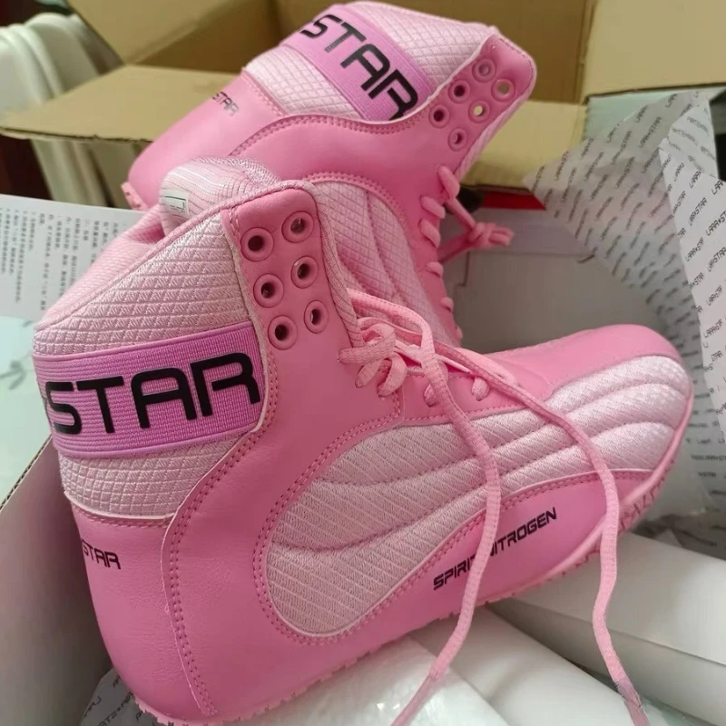 

Professional Boxing Shoes for Mens Womens Light Weight Wrestling Boots Unisex Luxury Brand Fighting Shoes Couples Gym Shoe