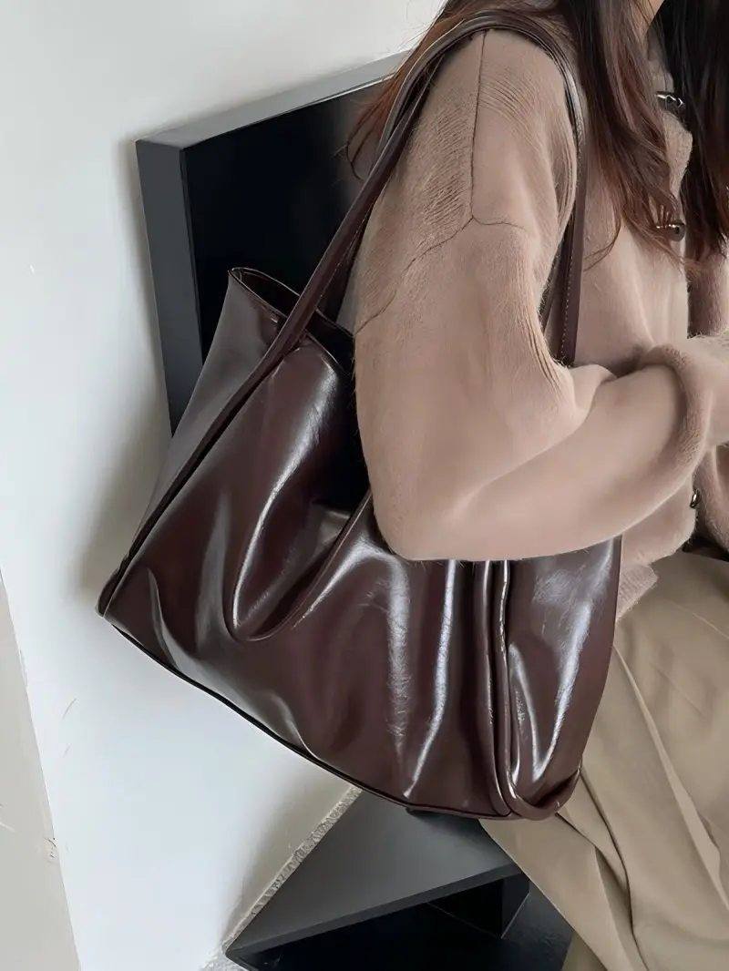 

CGCBAG Lage Capacity Женские сумки-тоуты, роскошные дизайнерские сумки, простые и стильные, для повседневного использования, из высококачественной искусственной кожи, женская сумка через плечо