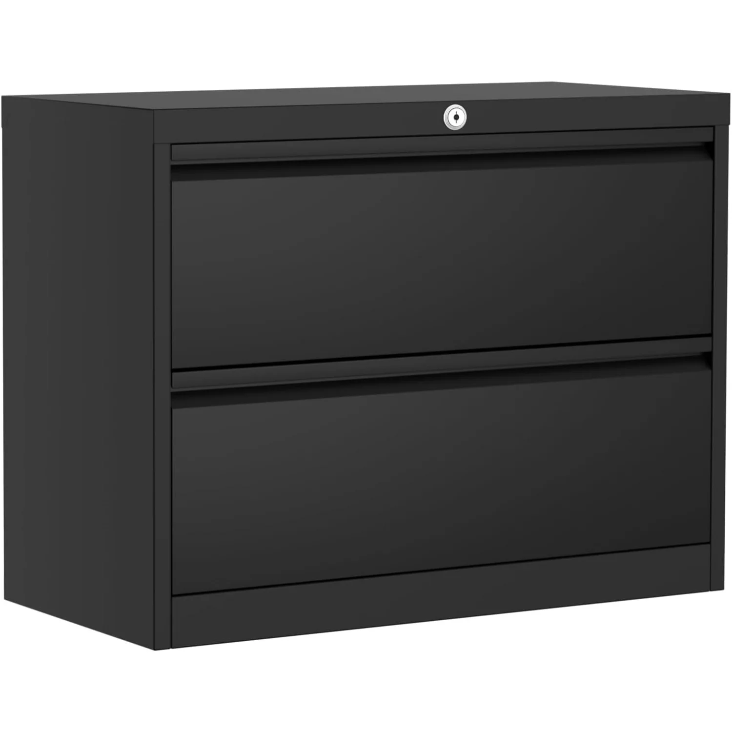 Armadietto Portadocumenti a 2 Cassetti con Serratura, Classificatore Laterale in Metallo per Documenti A4, Robusto Armadio Portadocumenti per Casa, Uf
