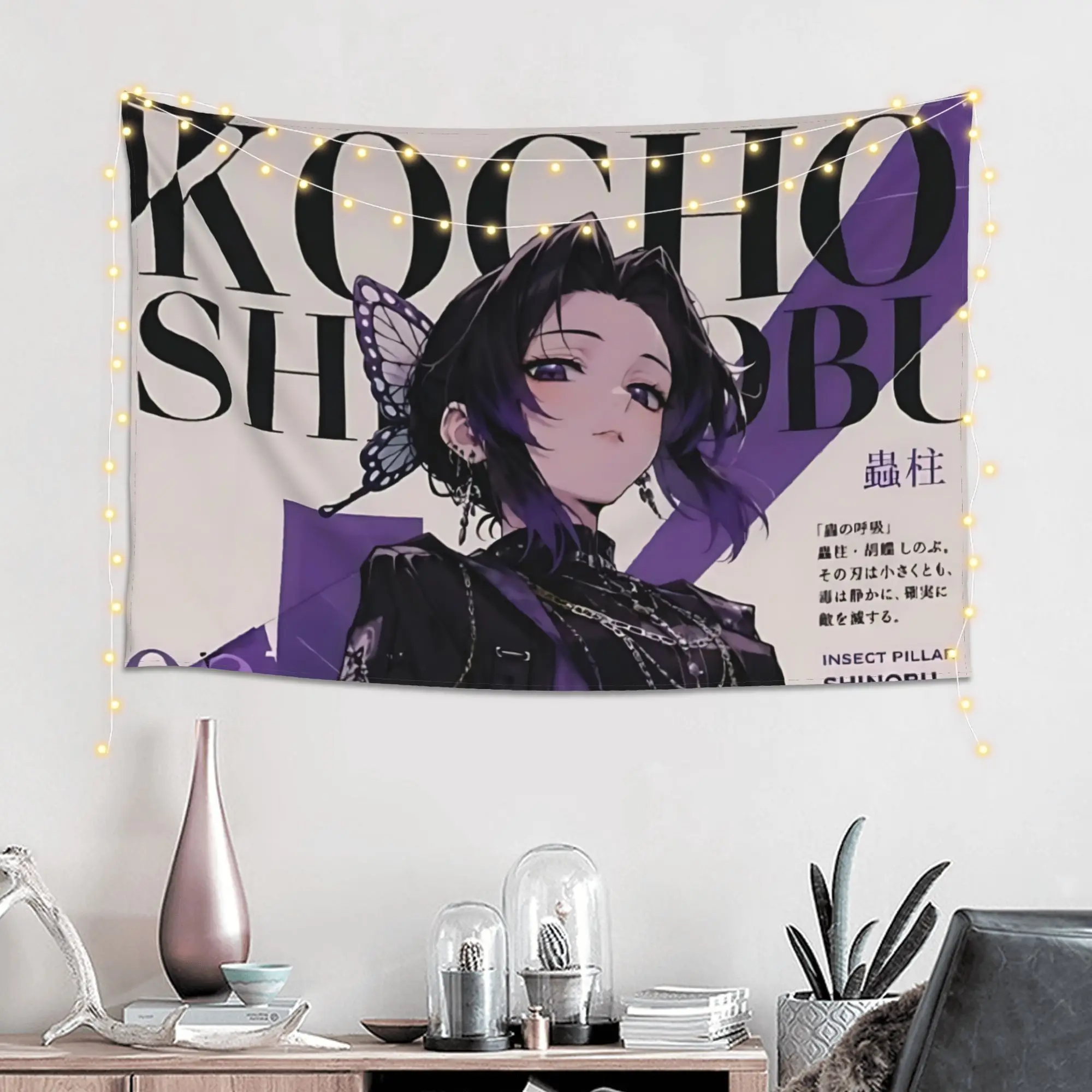 Demon Slayer Cutecore Tapestry Room decoration  Home Decoration Tapestry Decor Accessories Cute Room Decor