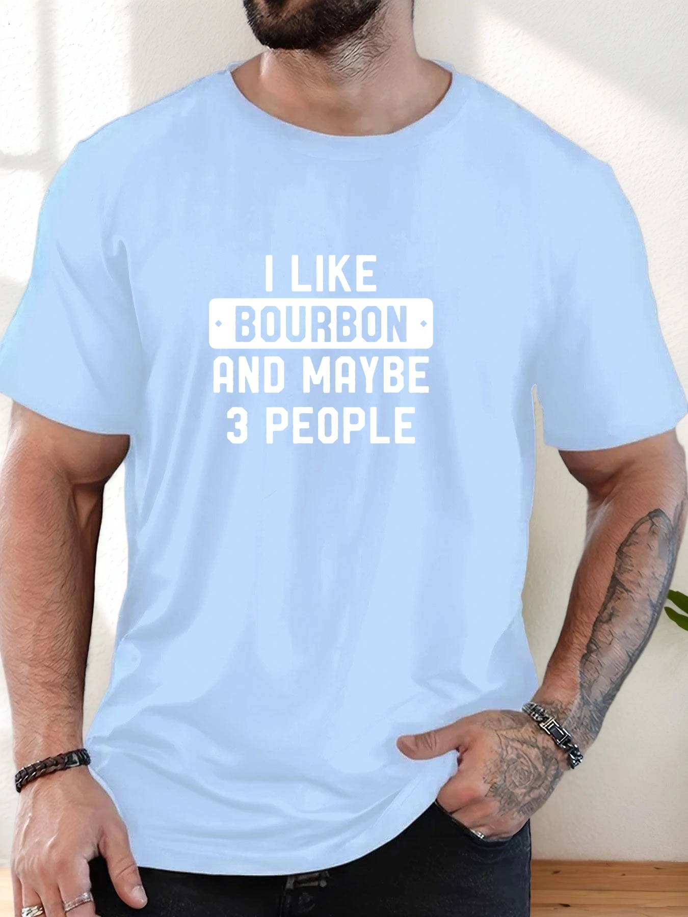 Pop Men's T-Shirt 100% Cotton Summer Casual Soft Creative Letter Print Round Neck Breathable Short Sleeve T-Shirts 2025 New Tees